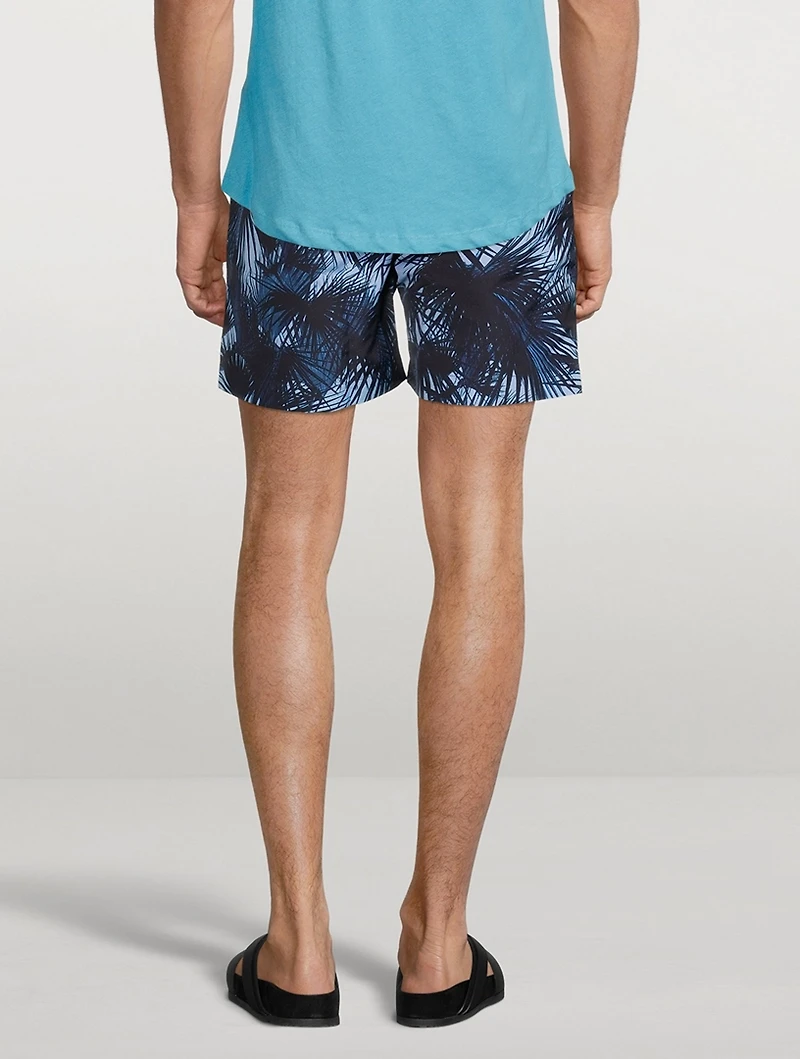 Standard Swim Shorts Moonlit Palms Print
