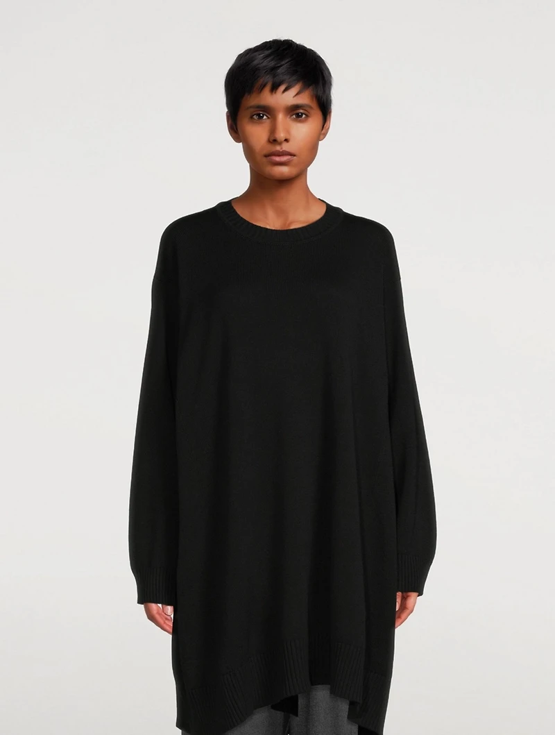 Cashmere And Silk Long Sweater