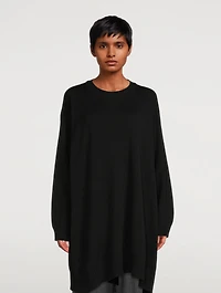 Cashmere And Silk Long Sweater