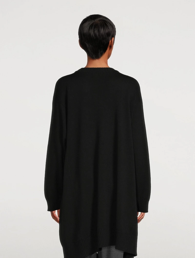 Cashmere And Silk Long Sweater