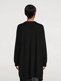 Cashmere And Silk Long Sweater