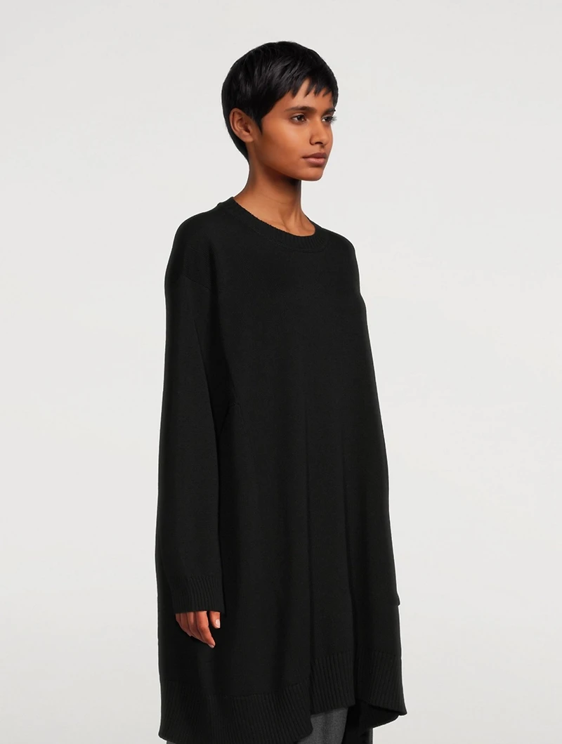 Cashmere And Silk Long Sweater