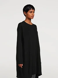 Cashmere And Silk Long Sweater