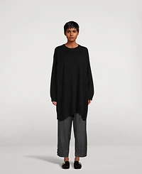 Cashmere And Silk Long Sweater