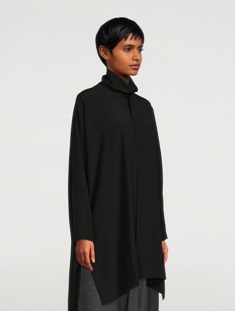 Silk Long Shirt