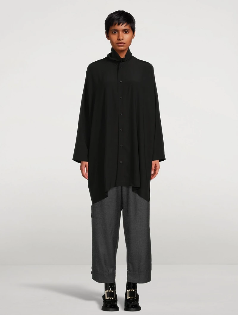 Silk Long Shirt
