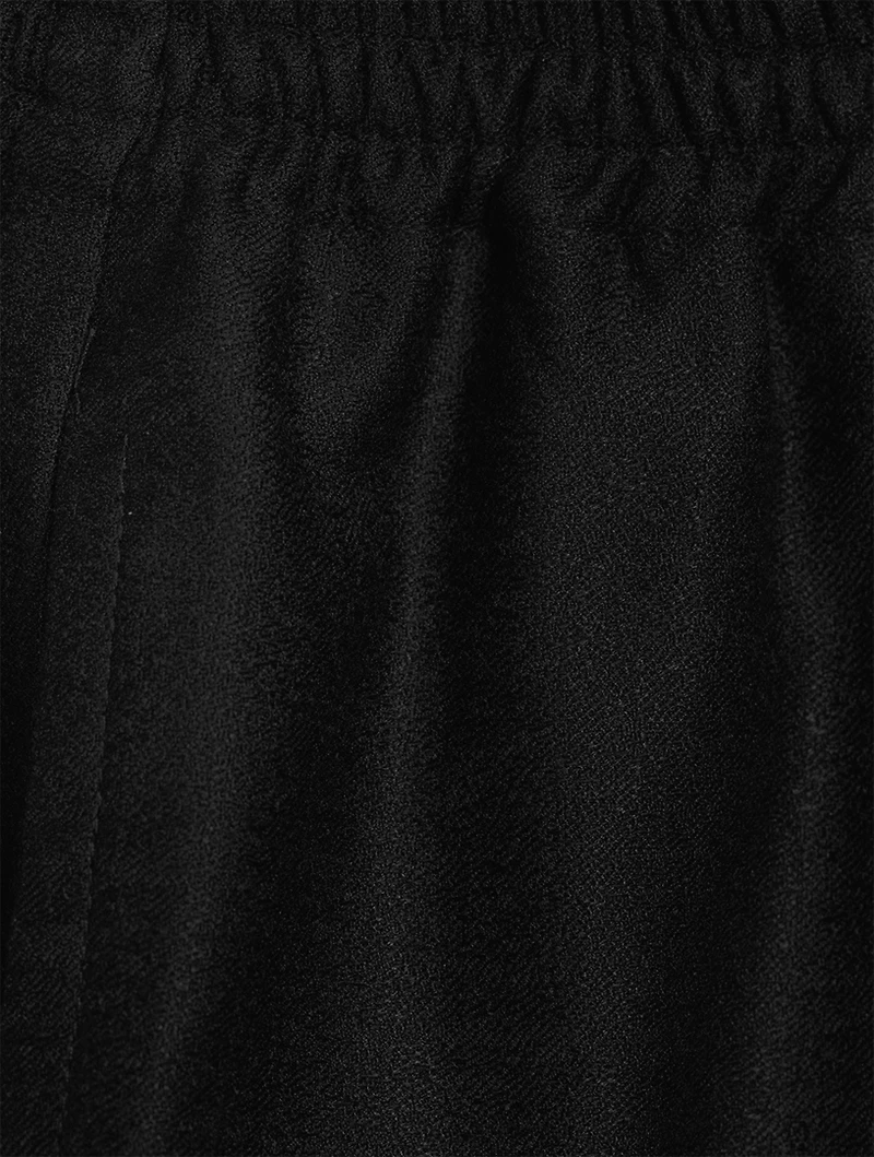 Wool And Silk Cropped Straight-Leg Pants