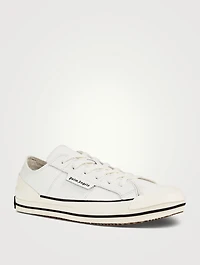Leather Low-Top Sneakers