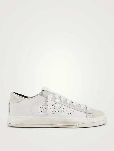 Jack Perforated Leather Sneakers