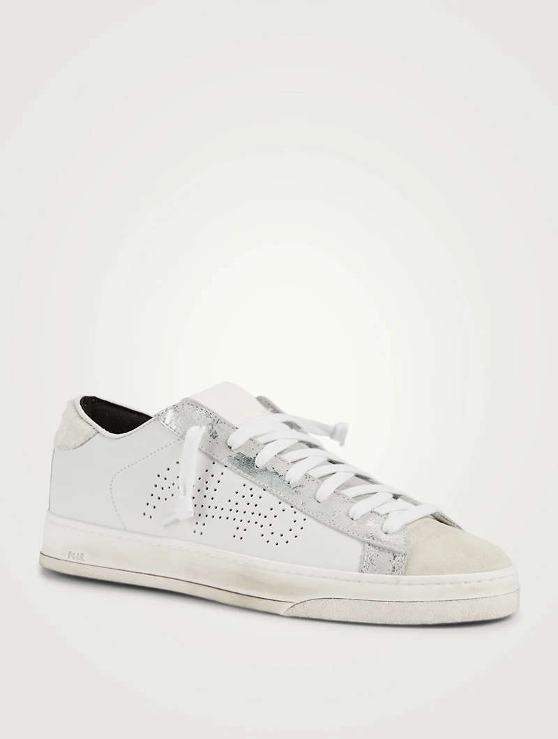 Jack Perforated Leather Sneakers