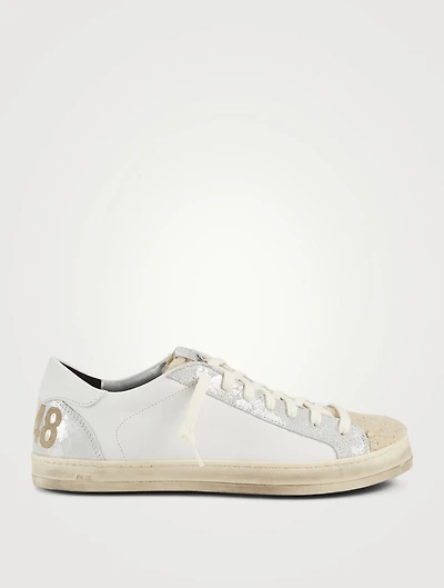 John Leather And Teddy Sneakers
