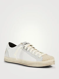 John Leather And Teddy Sneakers