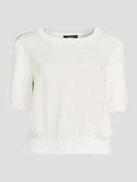 Shrunken Silk Top