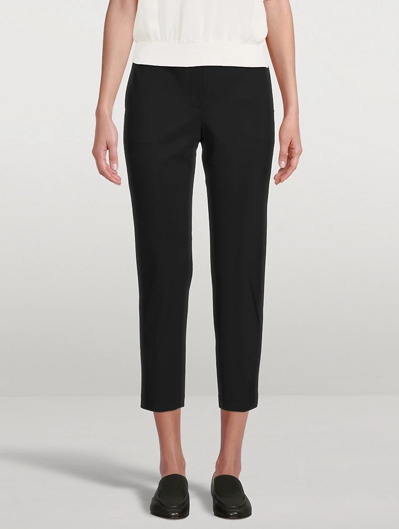 Treeca Cropped Ponte Pants