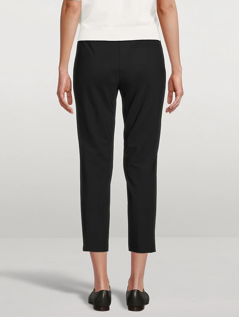 Treeca Cropped Ponte Pants