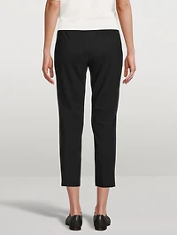 Treeca Cropped Ponte Pants