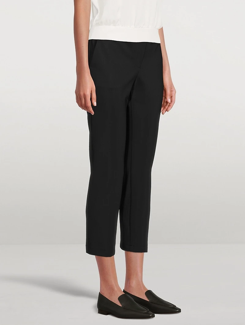 Treeca Cropped Ponte Pants