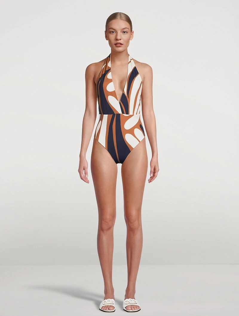 Mara Halterneck One-Piece Swimsuit