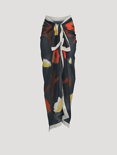 Amelia Recycled Polyester Printed Sarong