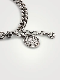 Medallion Skull Chain Bracelet