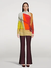 Silk Tunic Liquid Light Print