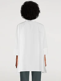 Oversized Cotton And Silk Shirt