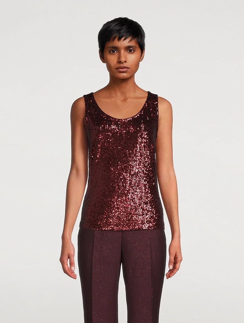 Sequin Tank Top