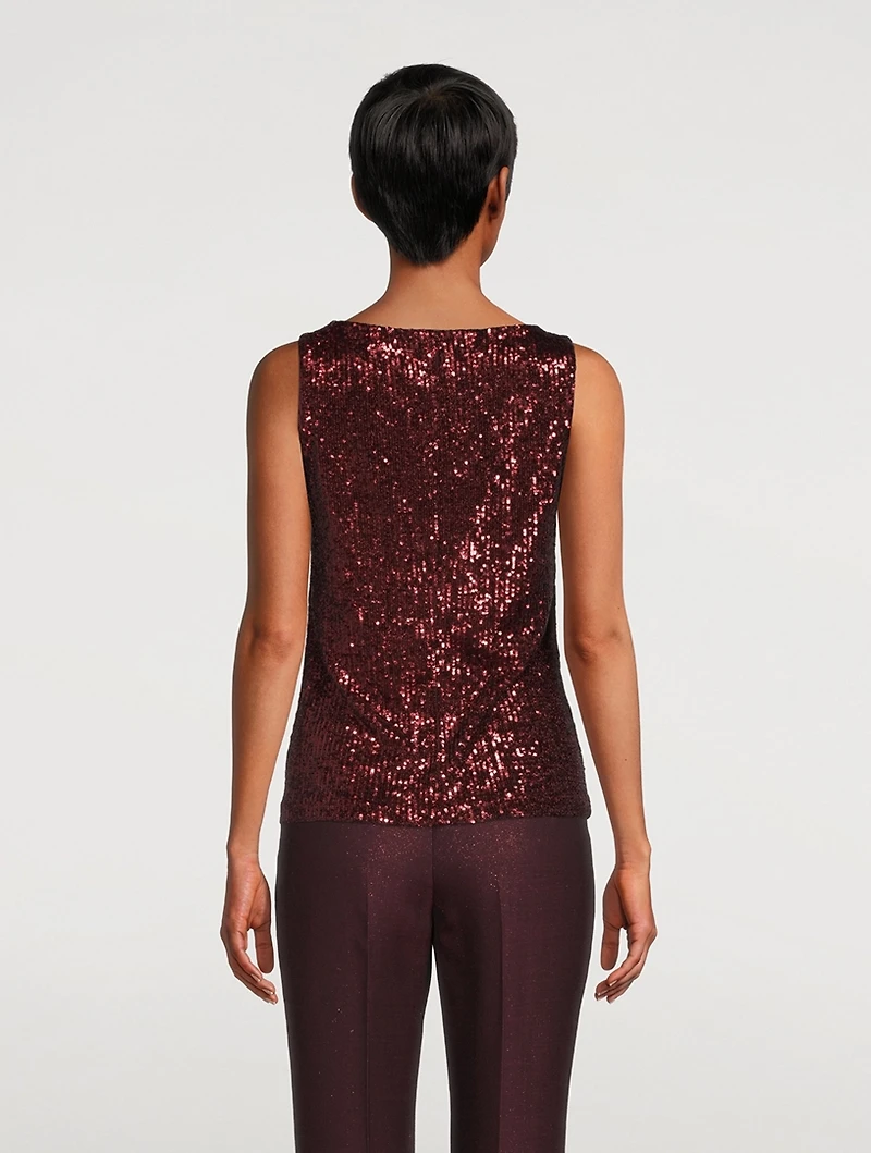Sequin Tank Top