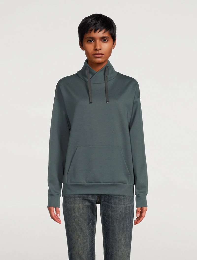 High-Neck Sweatshirt