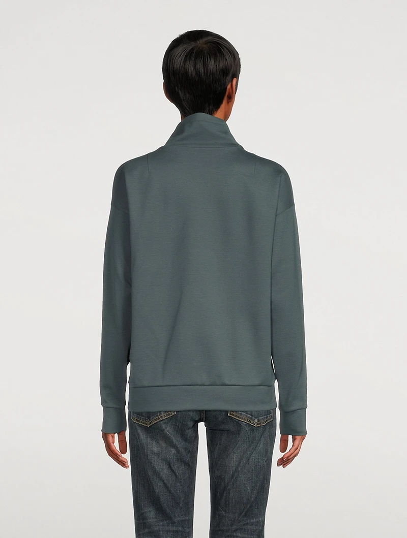 High-Neck Sweatshirt