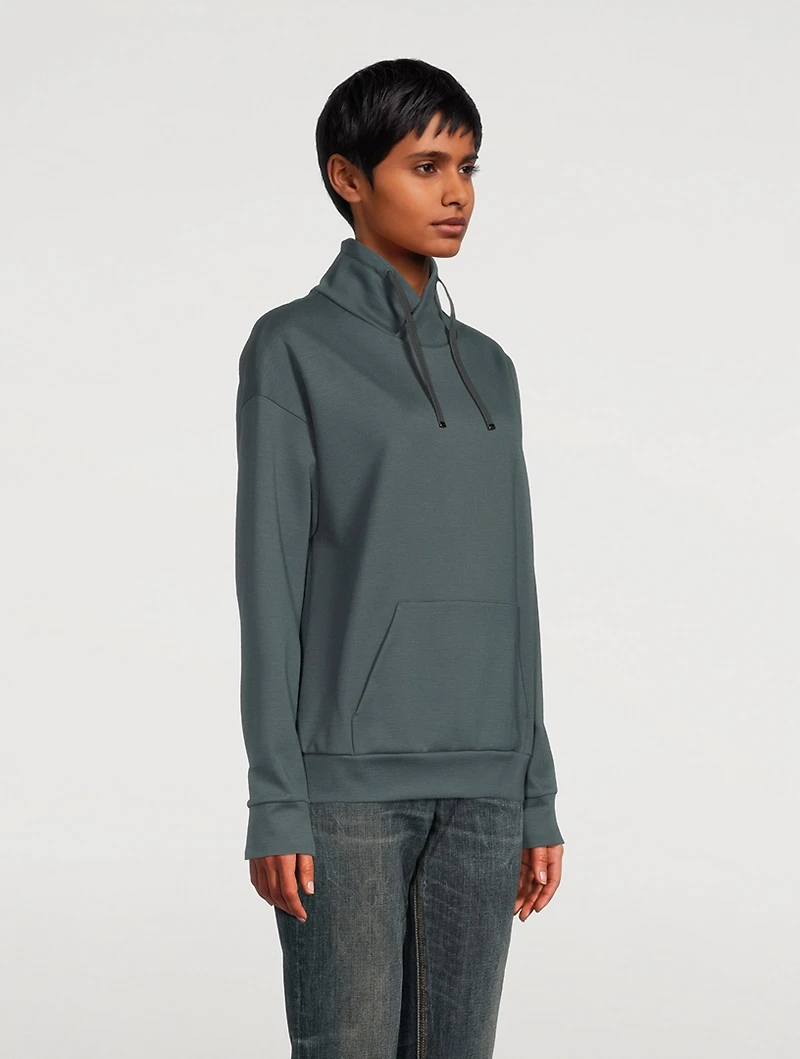 High-Neck Sweatshirt
