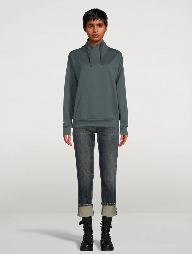 High-Neck Sweatshirt
