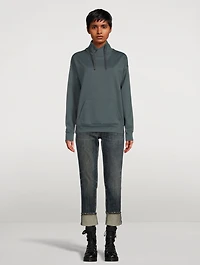 High-Neck Sweatshirt