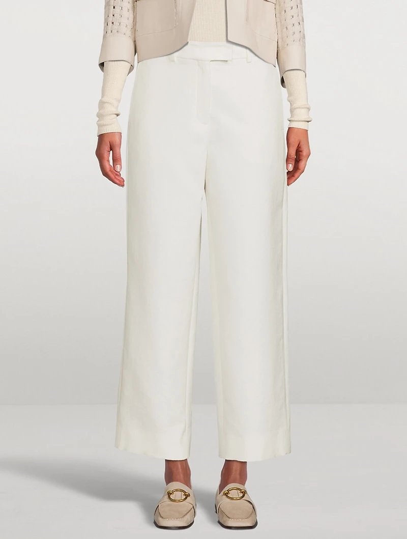 Christelle Cotton Silk Trousers