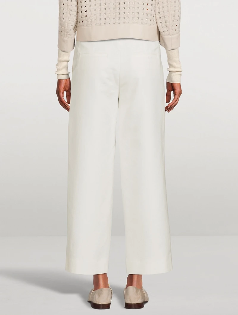 Christelle Cotton Silk Trousers