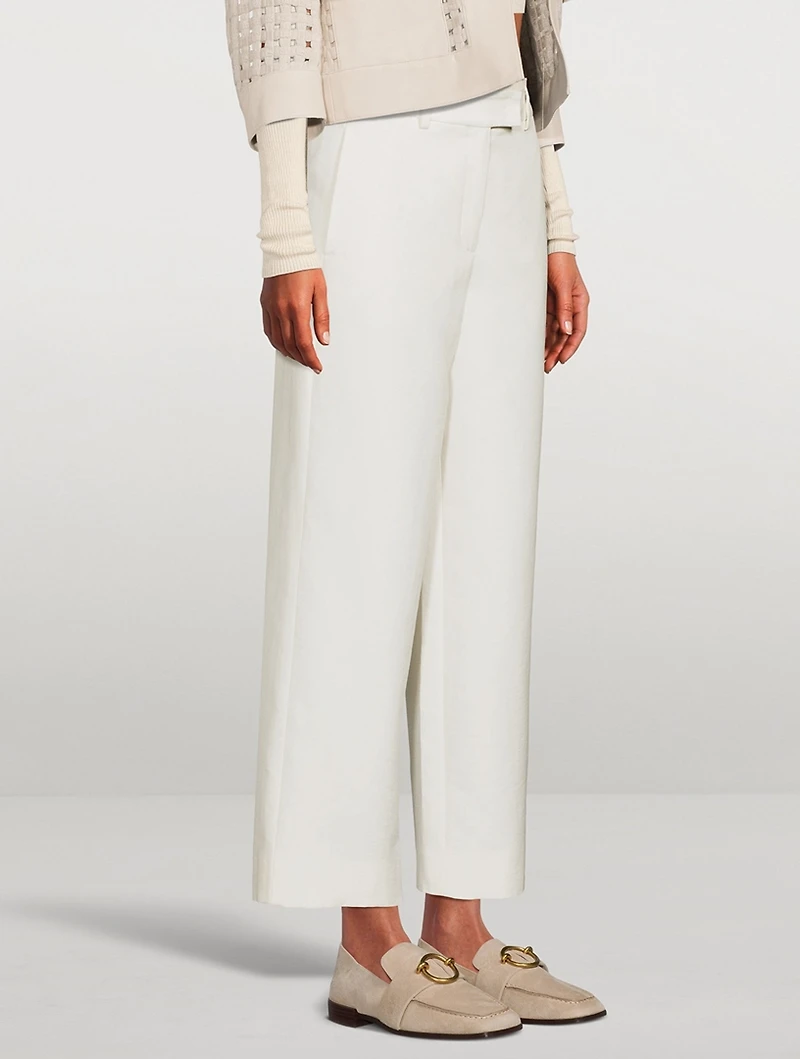 Christelle Cotton Silk Trousers
