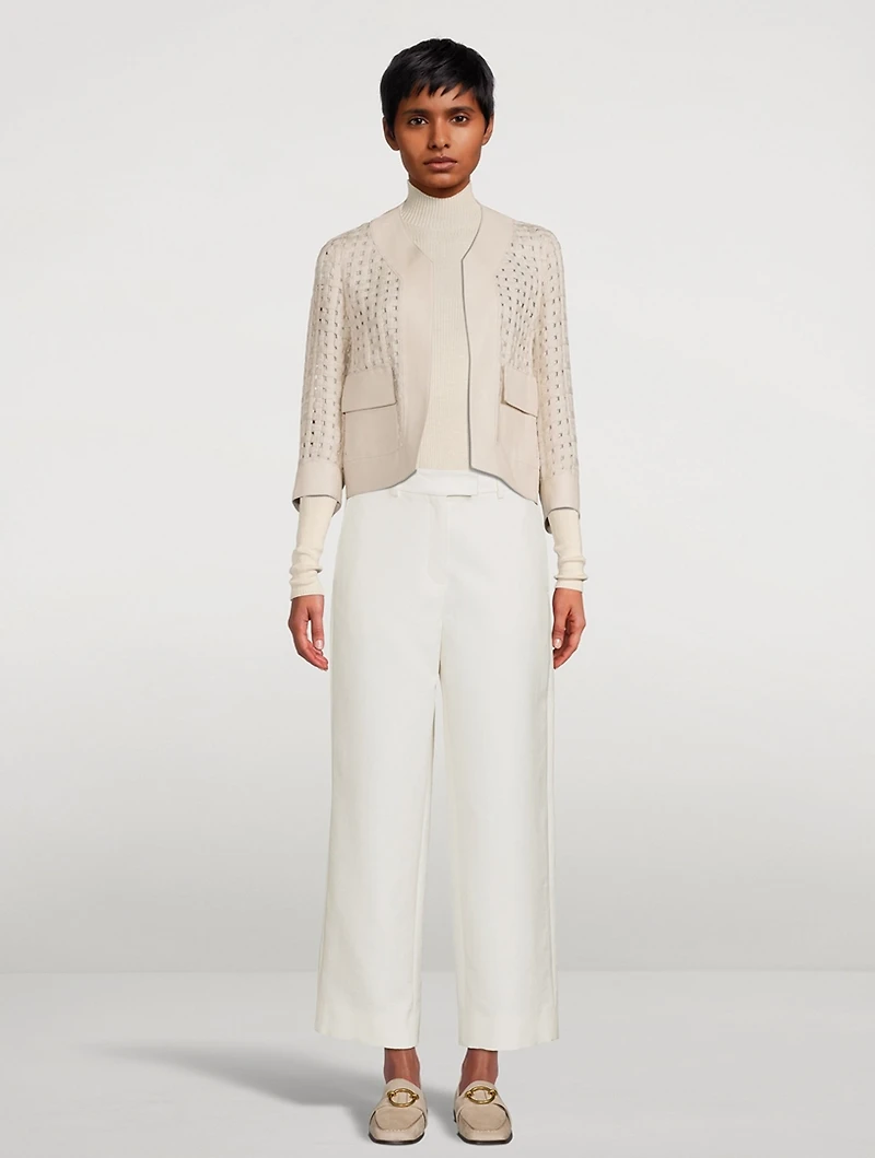 Christelle Cotton Silk Trousers