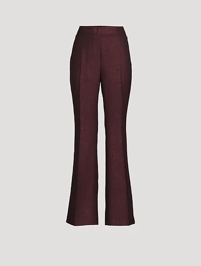 Farida Lurex Bootcut Trousers