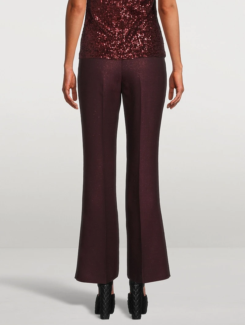 Farida Lurex Bootcut Trousers