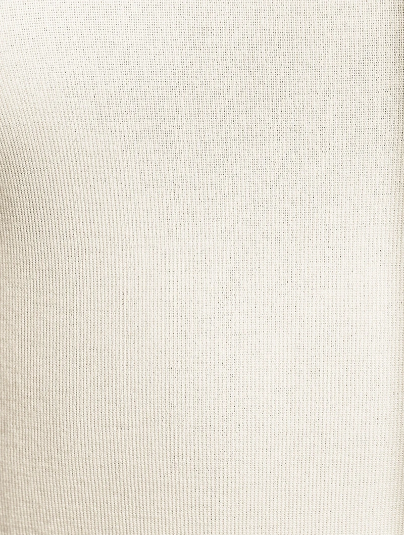 Cashmere And Silk Scoopneck Top