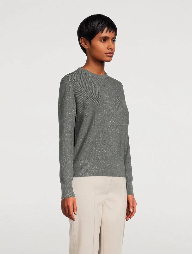 Cashmere Lurex Sweater