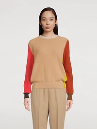 Colourblock Cashmere Sweater