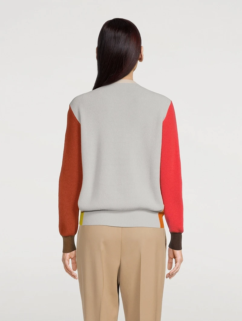 Colourblock Cashmere Sweater
