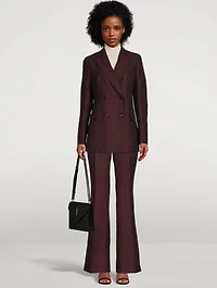 Nadine Lurex Double-Breasted Blazer