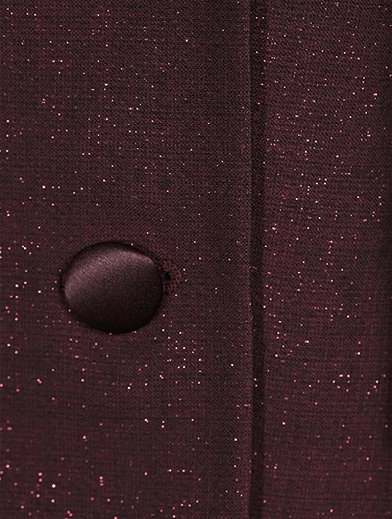 Nadine Lurex Double-Breasted Blazer