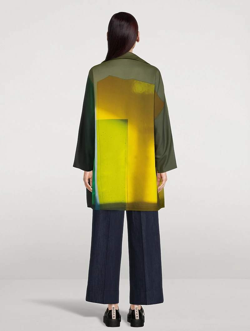 Pat Coat Liquid Light Print