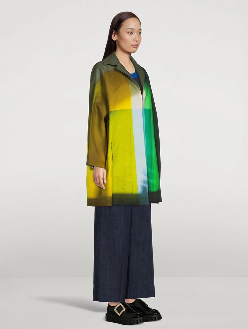 Pat Coat Liquid Light Print