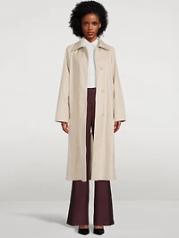 Hannes Cotton Gabardine Trench Coat