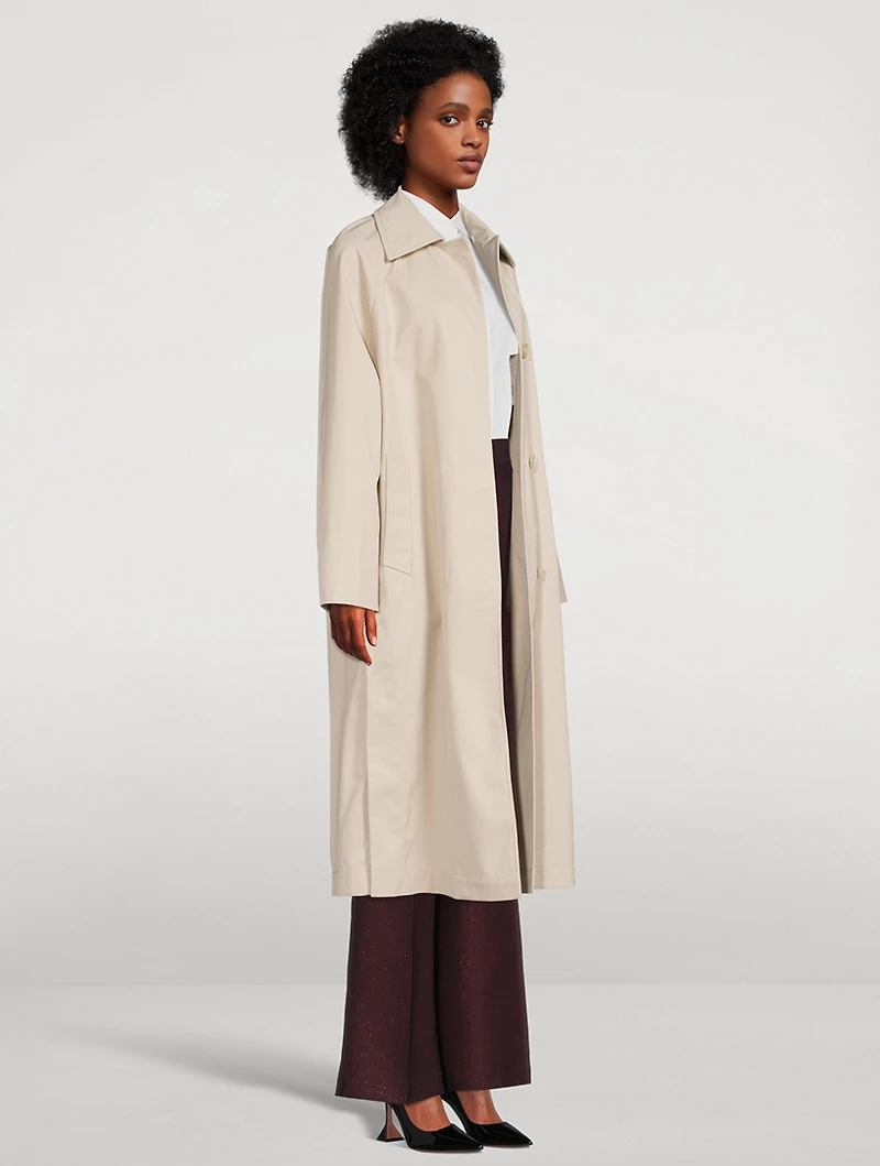 Hannes Cotton Gabardine Trench Coat