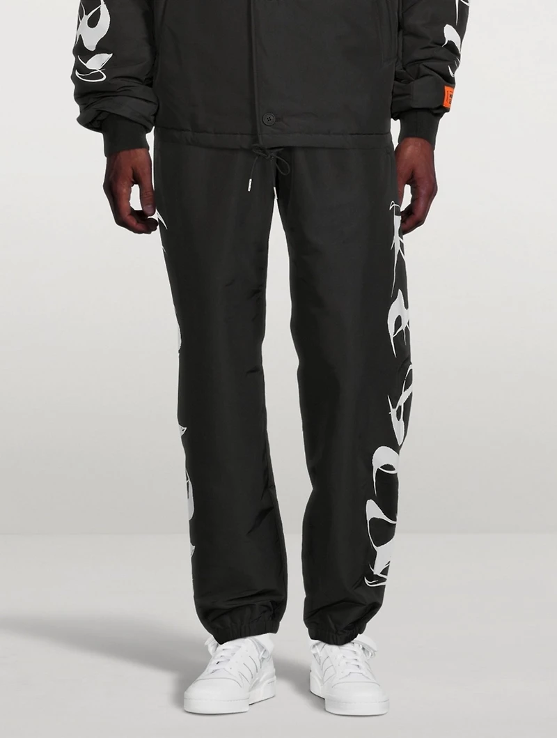 Brush Nylon Track Pants